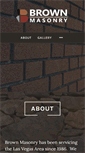 Mobile Screenshot of brownmasonry.com